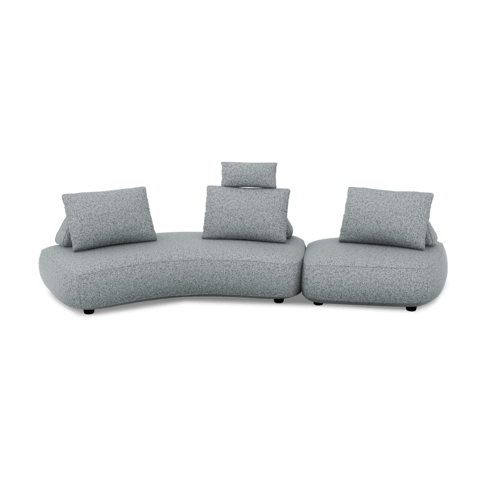 VARDINI – Sculpted Curve Sofa