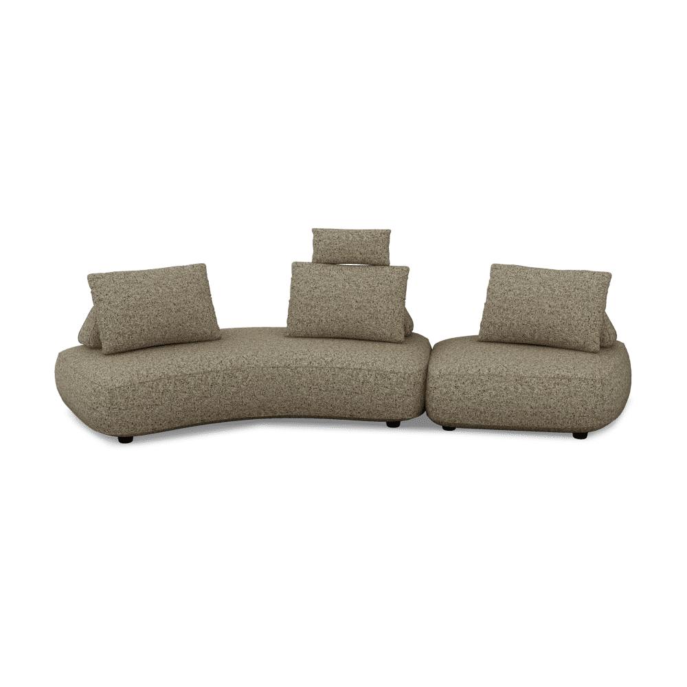 VARDINI – Sculpted Curve Sofa