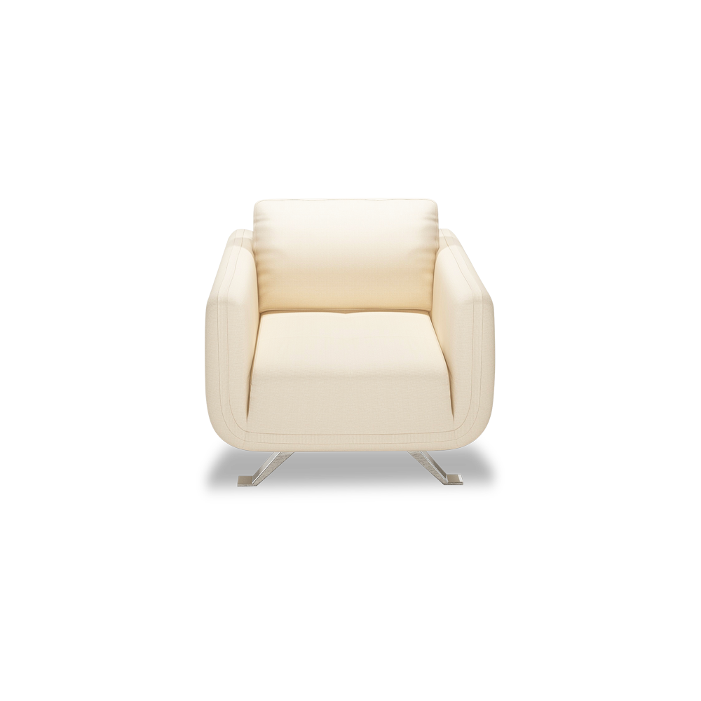 DIXON - Push Back Fabric / Leather Sofa (1-seater)