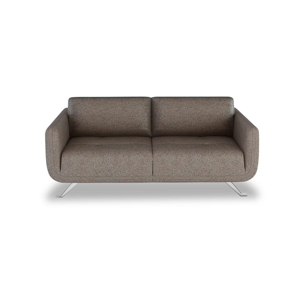 DIXON - Push Back Fabric / Leather Sofa (3-seater)