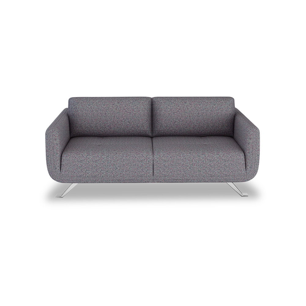 DIXON - Push Back Fabric / Leather Sofa (3-seater)