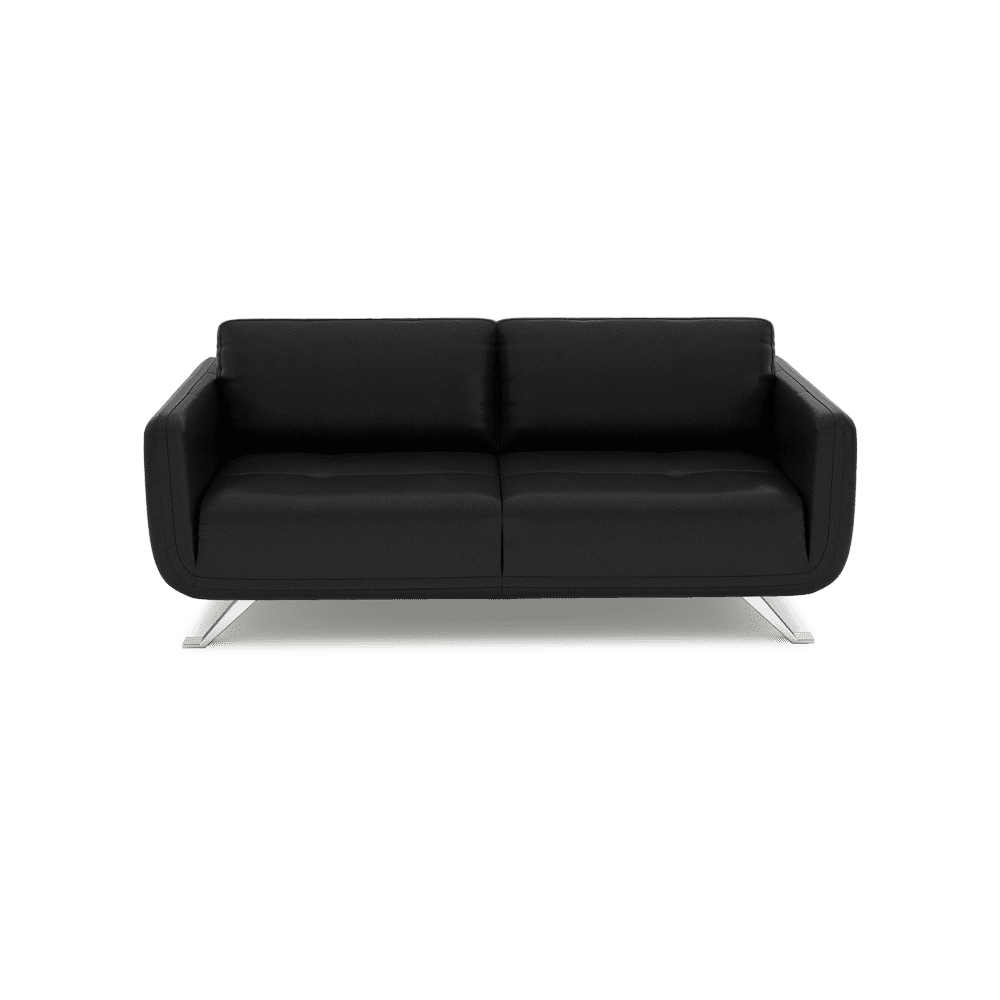 DIXON - Push Back Fabric / Leather Sofa (3-seater)
