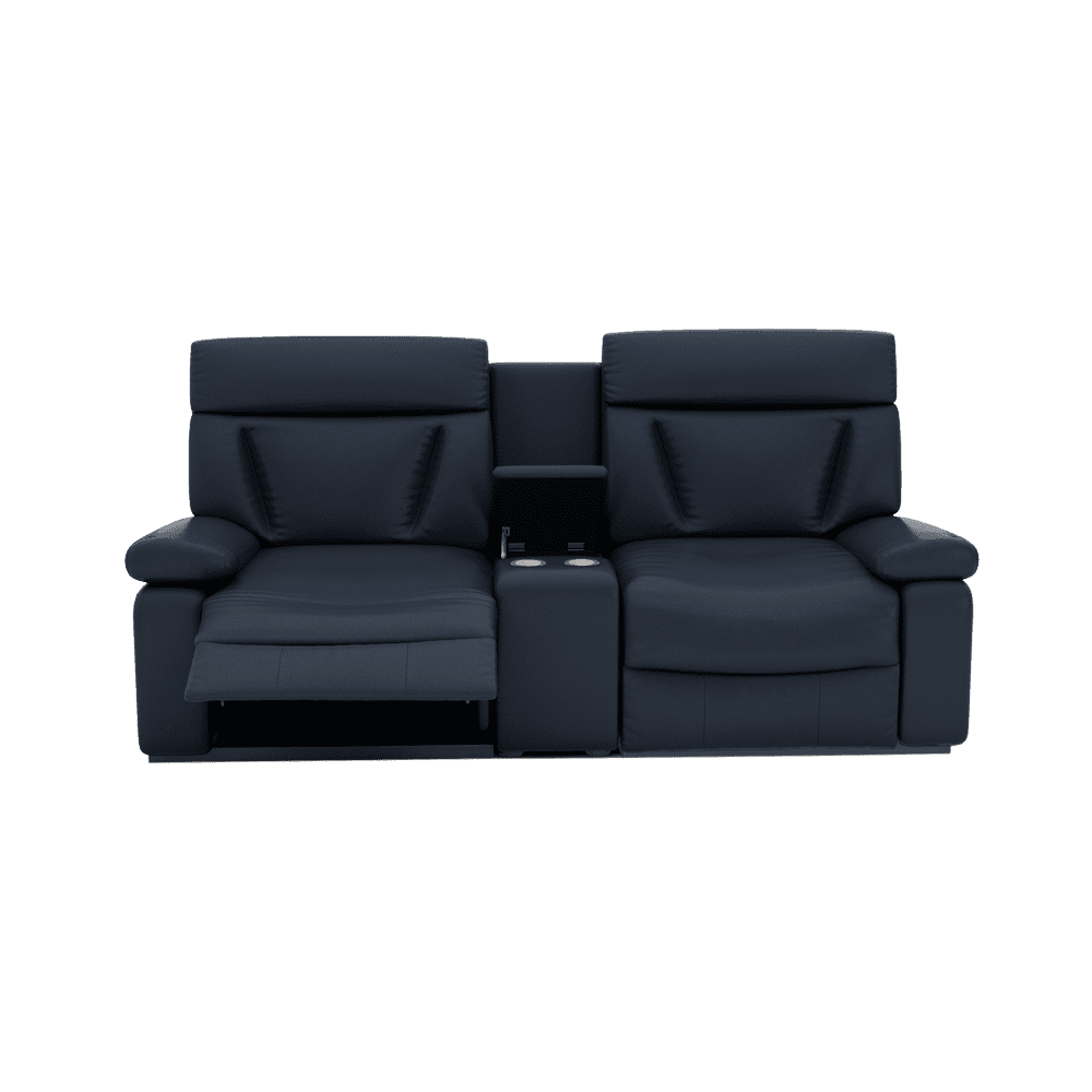 ELDRO – Recliner Sofa with Storage & Cup Holders (2 Seater)