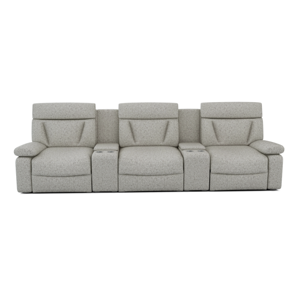 ELDRO – Recliner Sofa with Storage & Cup Holders (3 Seater)