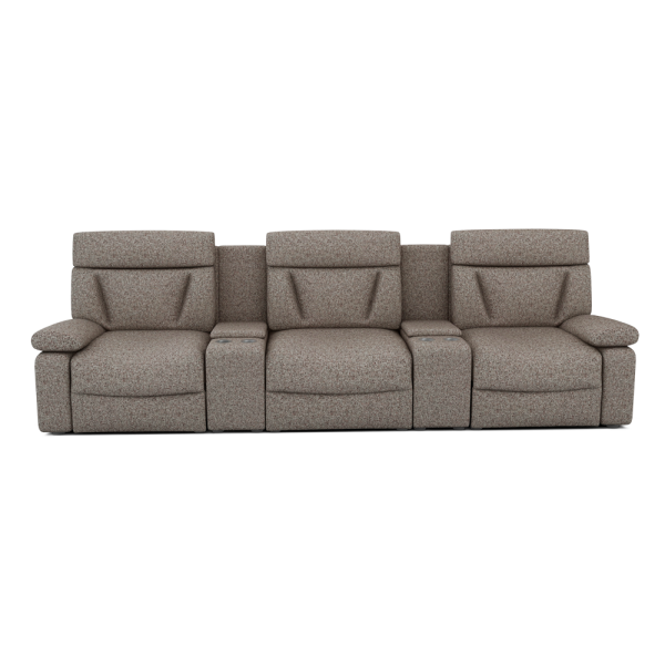 ELDRO – Recliner Sofa with Storage & Cup Holders (3 Seater)
