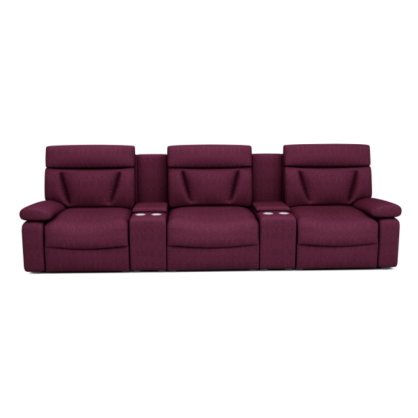 ELDRO – Recliner Sofa with Storage & Cup Holders (3 Seater)