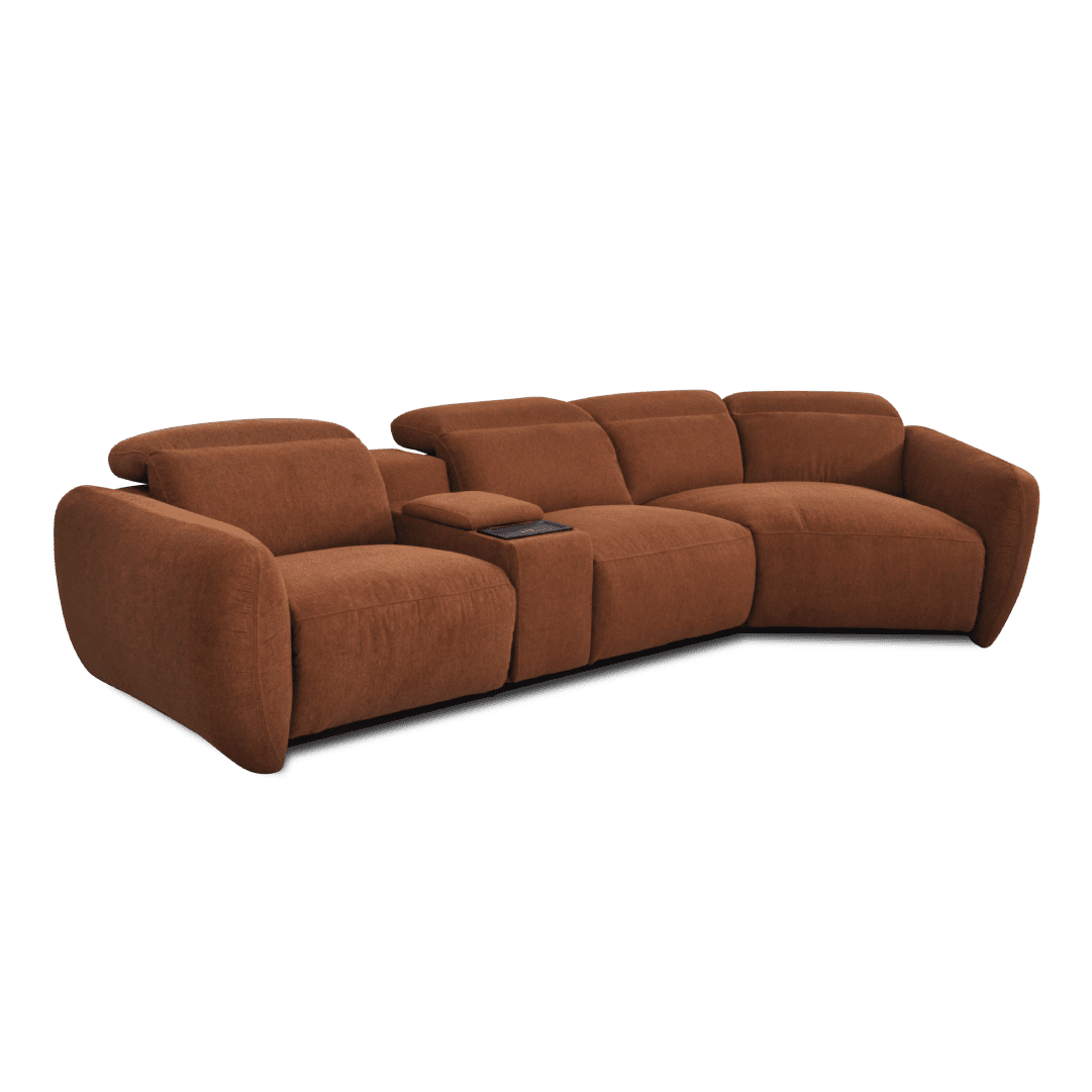 LUNO – Rounded Recliner Sofa