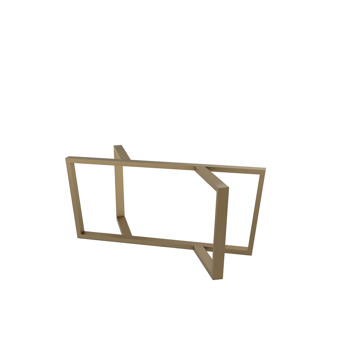 Harper Metal Leg 1.5m (Gold) - 2.1m x 1.1m