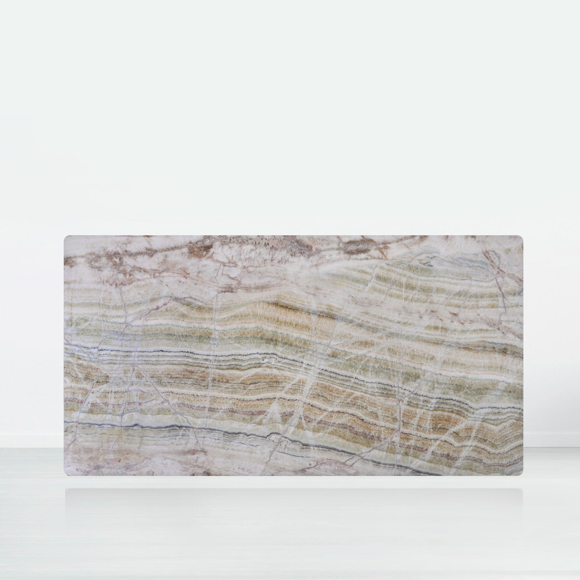 7ft Rectangular Spider Onyx Natural Marble Dining Table