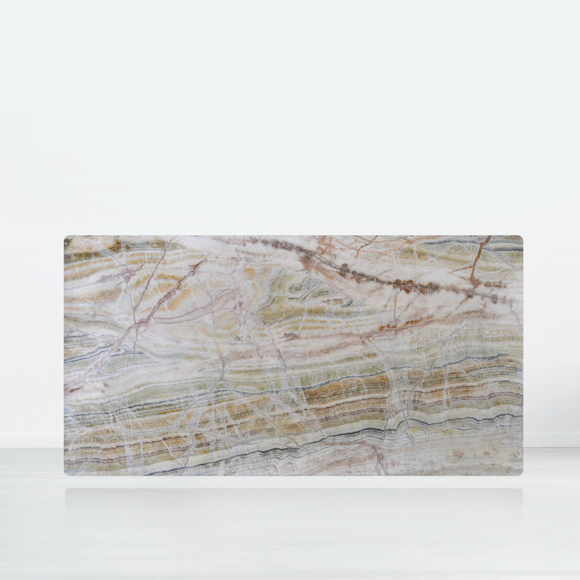 7ft Rectangular Spider Onyx Natural Marble Dining Table
