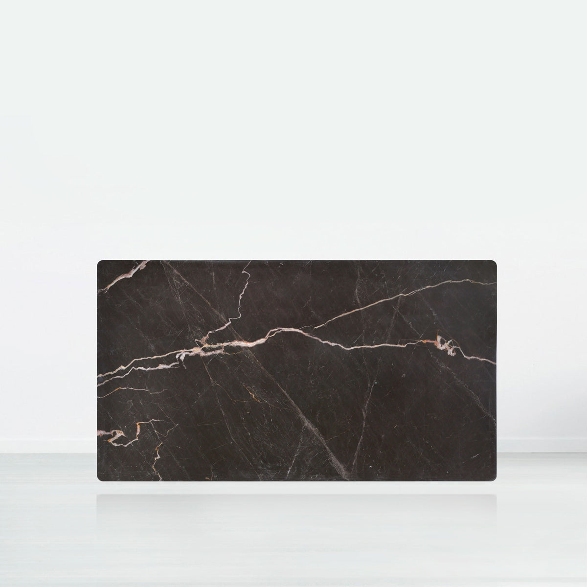 6ft Rectangular Coffee Mousse Natural Marble Dining Table
