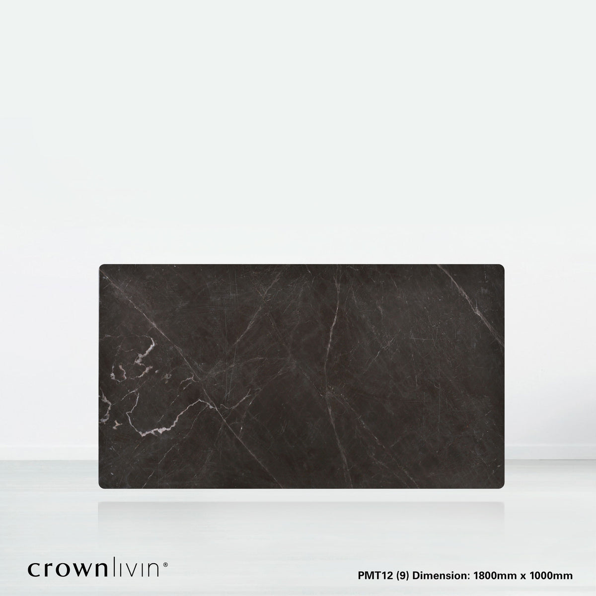 6ft Rectangular Coffee Mousse Natural Marble Dining Table