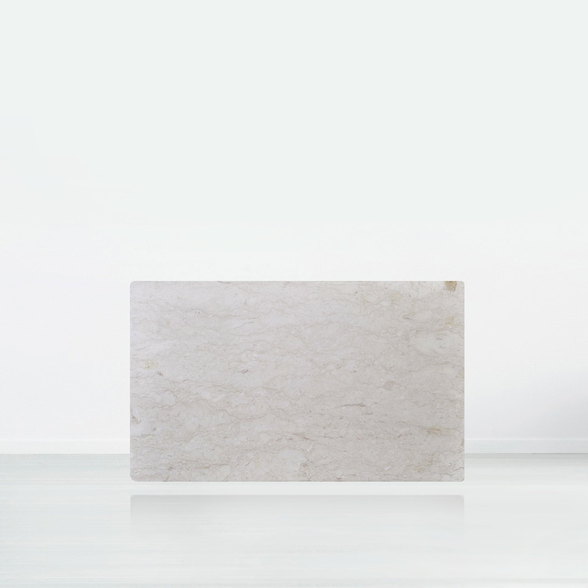 5ft Rectangular Crema Marfil Natural Marble Dining Table