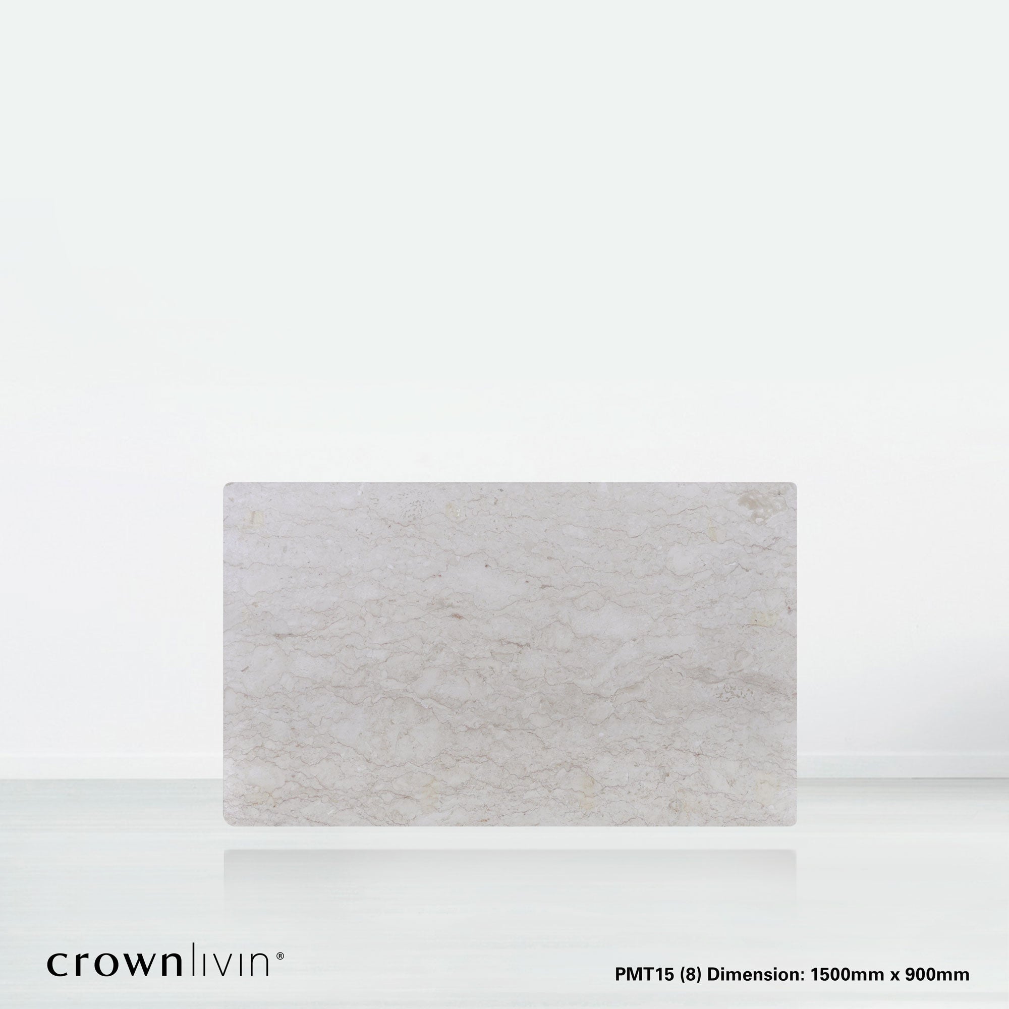 5ft Rectangular Crema Marfil Natural Marble Dining Table