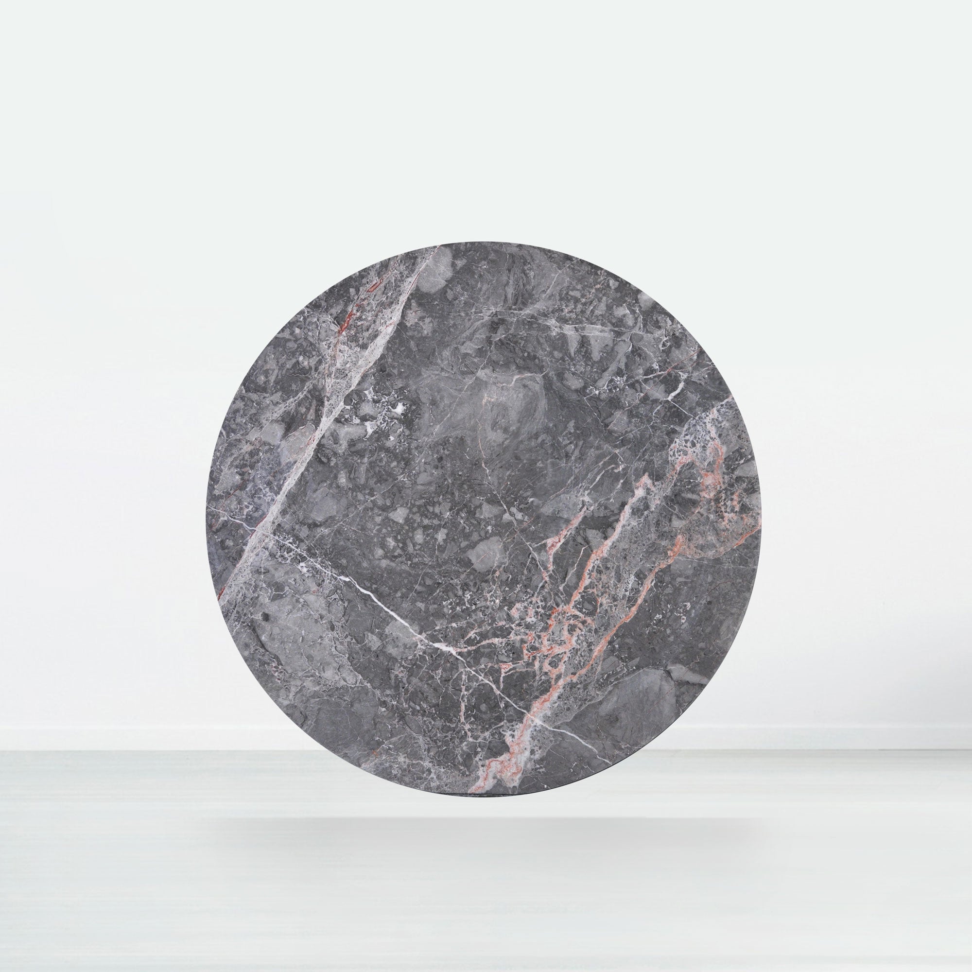 5ft Round Persian Grey Natural Marble Dining Table