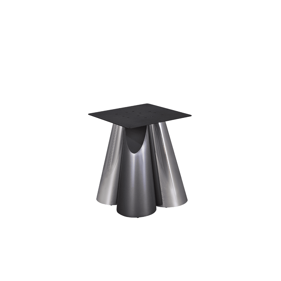 SLR-06 Optimus Stainless Steel Base (Black Titanium Hairline and Mirror Finish)