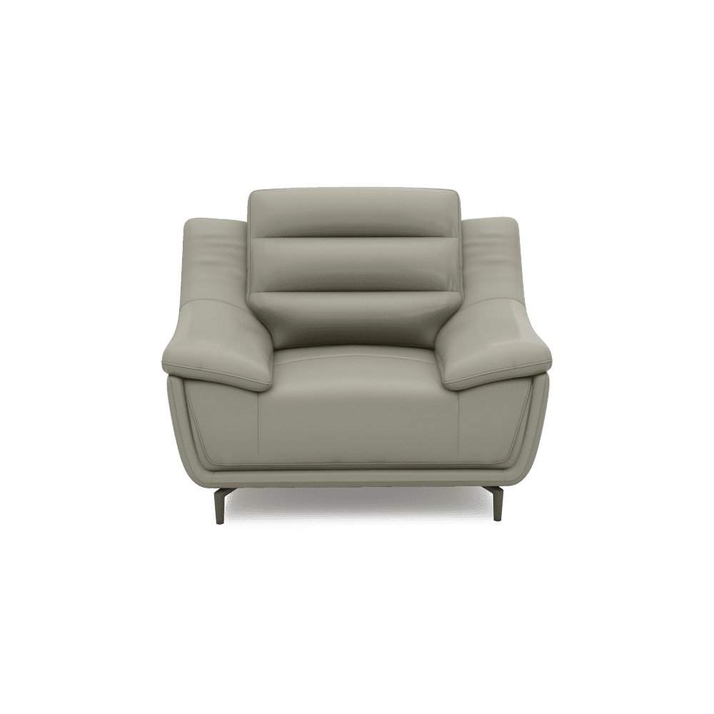 OVERLAND - High Back Fabric / Leather Sofa (1-seater)