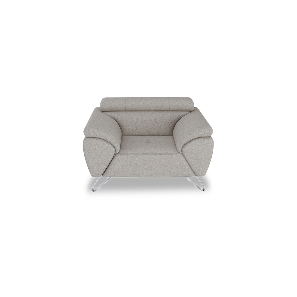 VICTOR - Adjustable Headrest Fabric / Leather Sofa (1 / 2 / 3-seater / L-shaped)