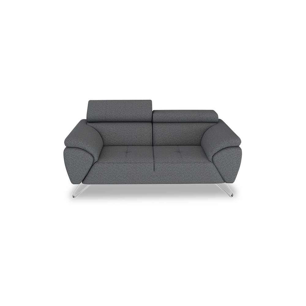 VICTOR - Adjustable Headrest Fabric / Leather Sofa (1 / 2 / 3-seater / L-shaped)