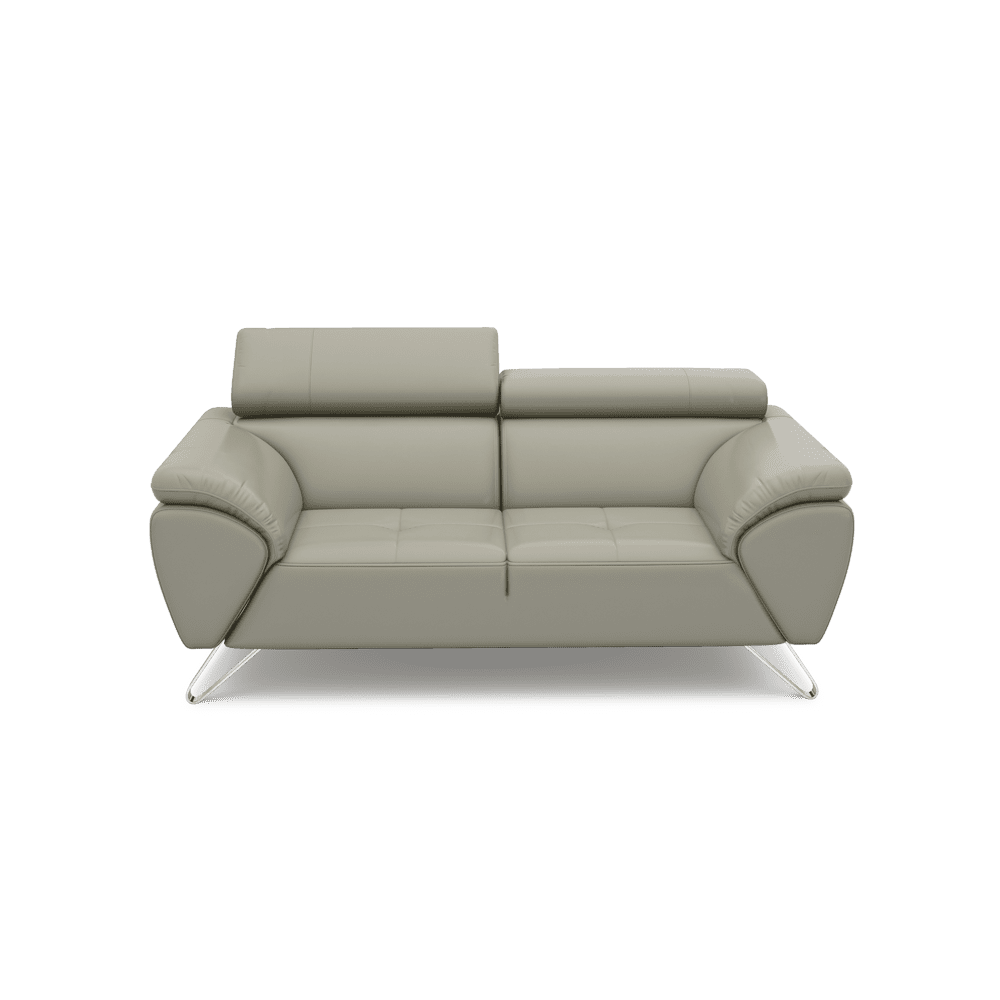 VICTOR - Adjustable Headrest Fabric / Leather Sofa (1 / 2 / 3-seater / L-shaped)