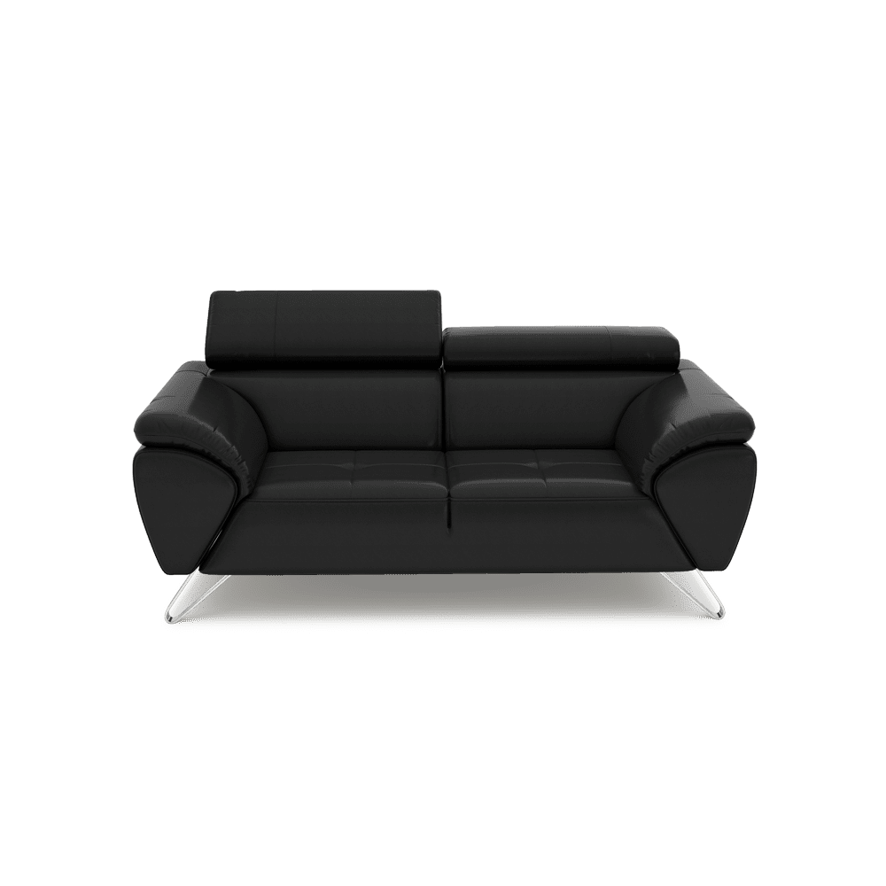VICTOR - Adjustable Headrest Fabric / Leather Sofa (1 / 2 / 3-seater / L-shaped)
