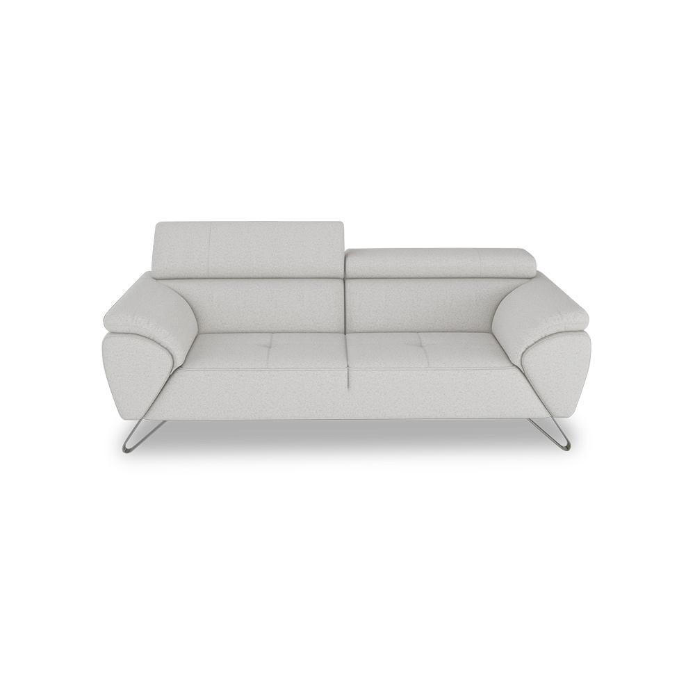 VICTOR - Adjustable Headrest Fabric / Leather Sofa (1 / 2 / 3-seater / L-shaped)