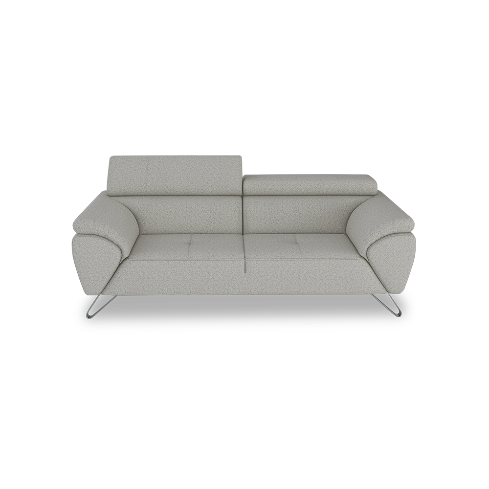 VICTOR - Adjustable Headrest Fabric / Leather Sofa (1 / 2 / 3-seater / L-shaped)