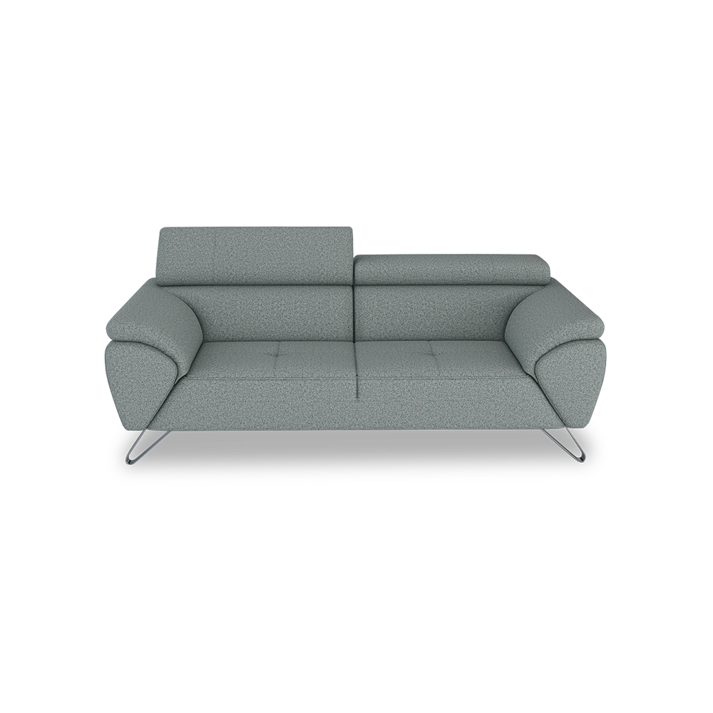 VICTOR - Adjustable Headrest Fabric / Leather Sofa (1 / 2 / 3-seater / L-shaped)