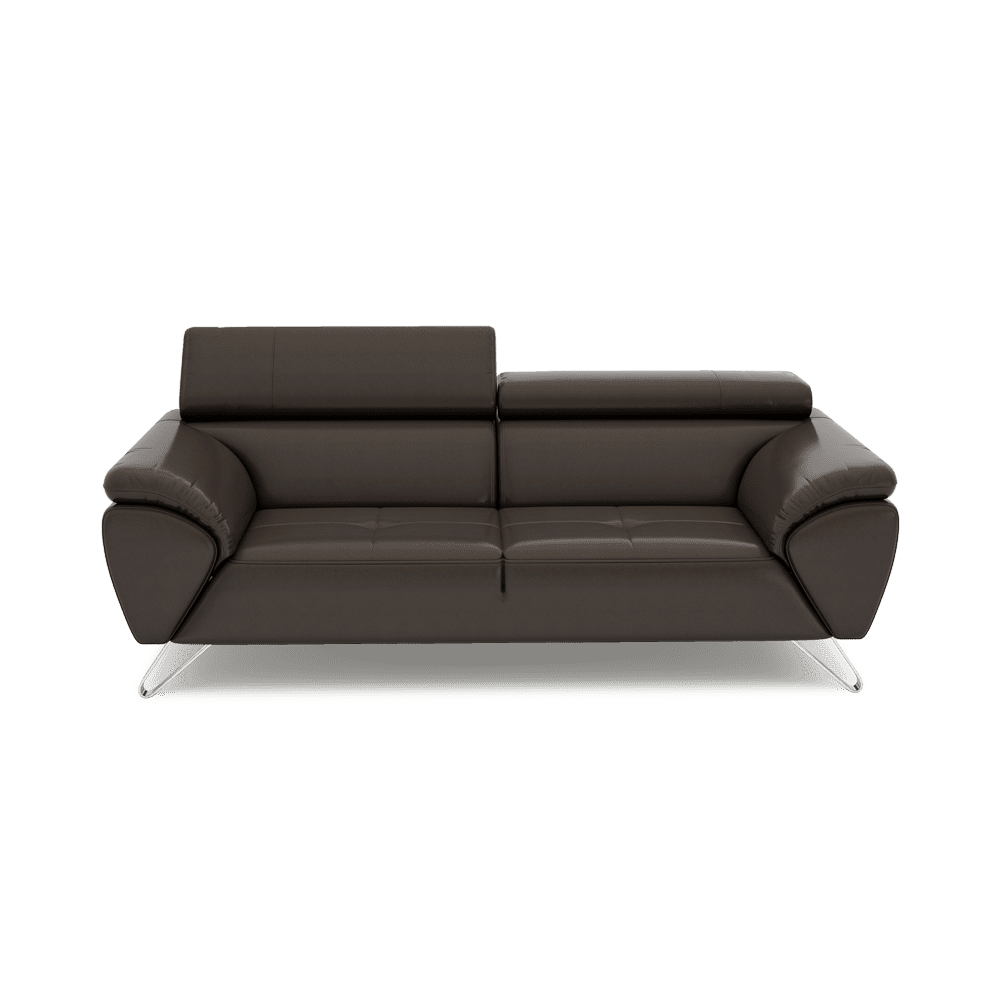 VICTOR - Adjustable Headrest Fabric / Leather Sofa (1 / 2 / 3-seater / L-shaped)