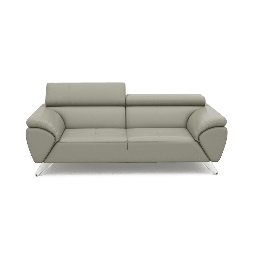 VICTOR - Adjustable Headrest Fabric / Leather Sofa (1 / 2 / 3-seater / L-shaped)