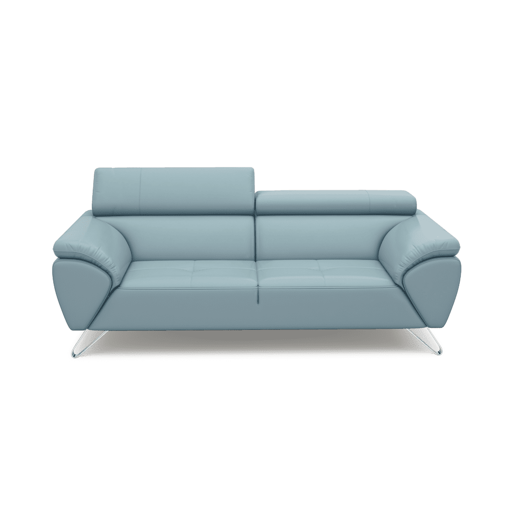 VICTOR - Adjustable Headrest Fabric / Leather Sofa (1 / 2 / 3-seater / L-shaped)