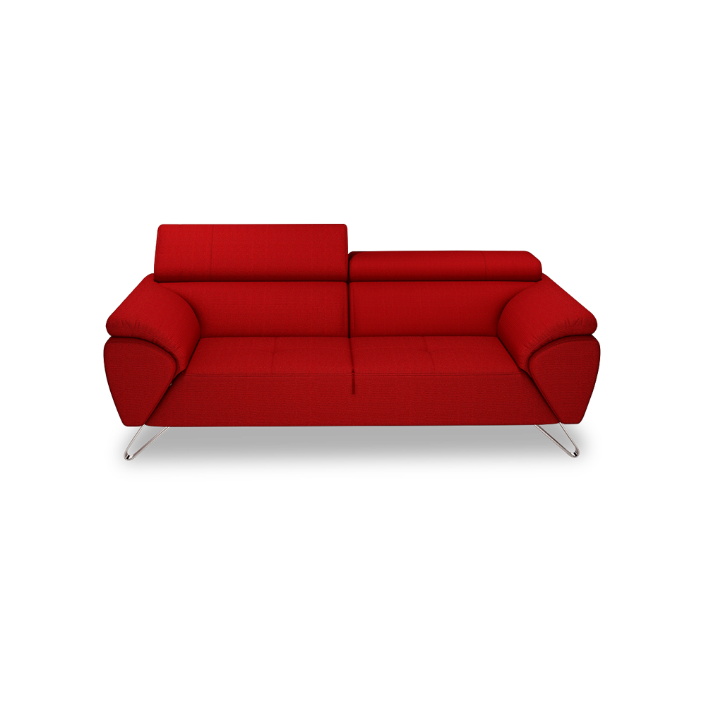 VICTOR - Adjustable Headrest Fabric / Leather Sofa (1 / 2 / 3-seater / L-shaped)