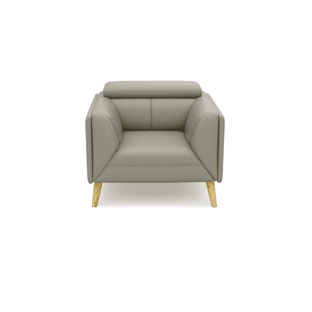 JANICE - Modular Fabric / Leather Sofa (1-seater)