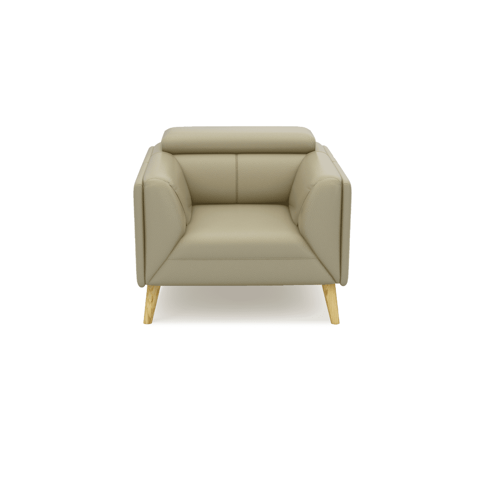 JANICE - Modular Fabric / Leather Sofa (1-seater)