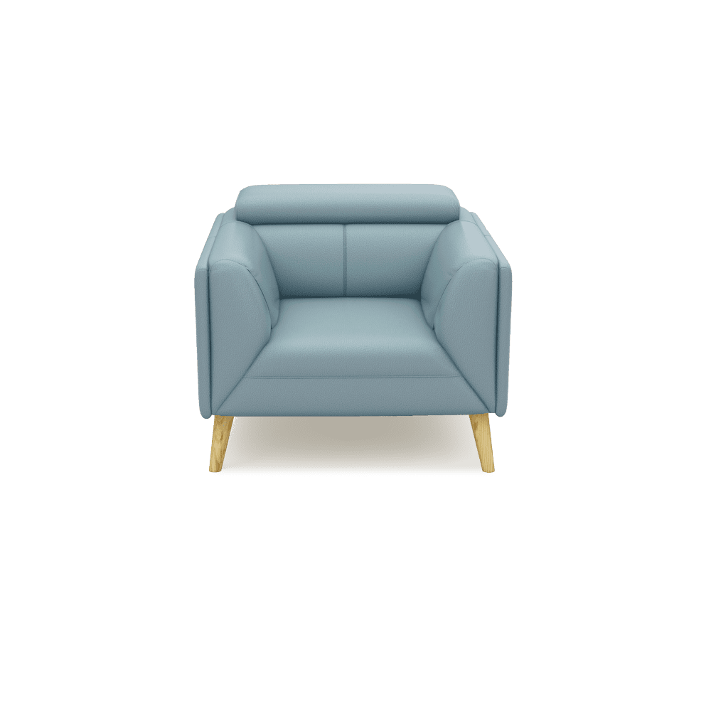 JANICE - Modular Fabric / Leather Sofa (1-seater)