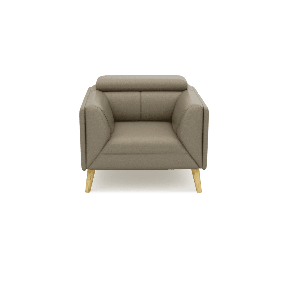 JANICE - Modular Fabric / Leather Sofa (1-seater)