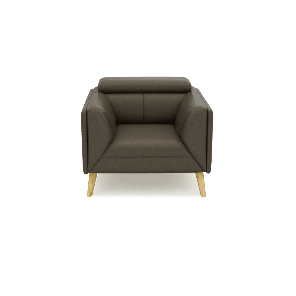 JANICE - Modular Fabric / Leather Sofa (1-seater)