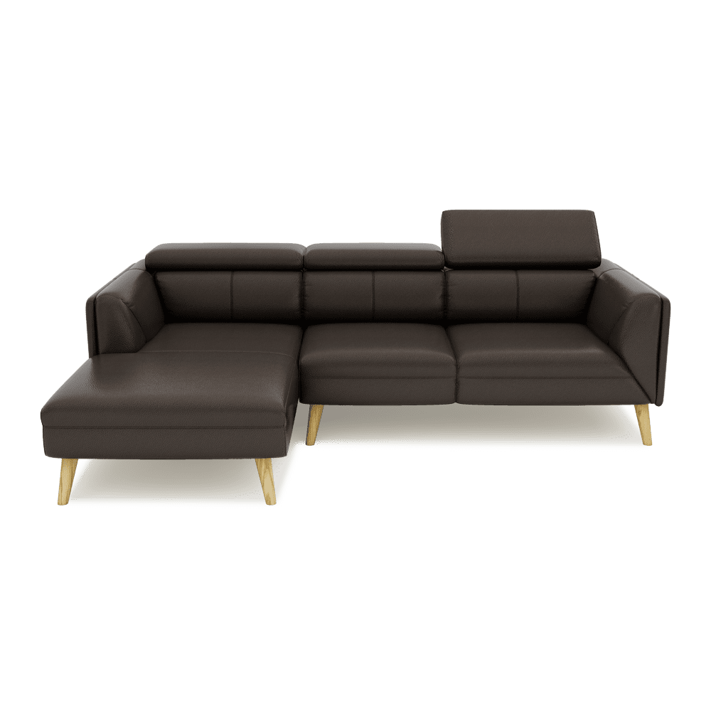 JANICE - Modular Fabric / Leather Sofa (L-shaped)