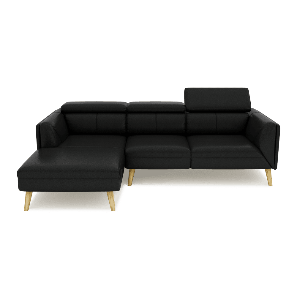 JANICE - Modular Fabric / Leather Sofa (L-shaped)