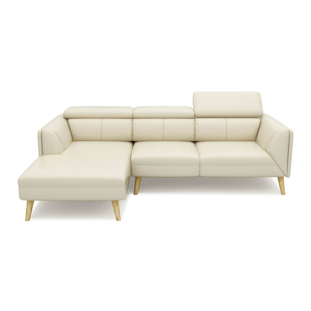 JANICE - Modular Fabric / Leather Sofa (L-shaped)