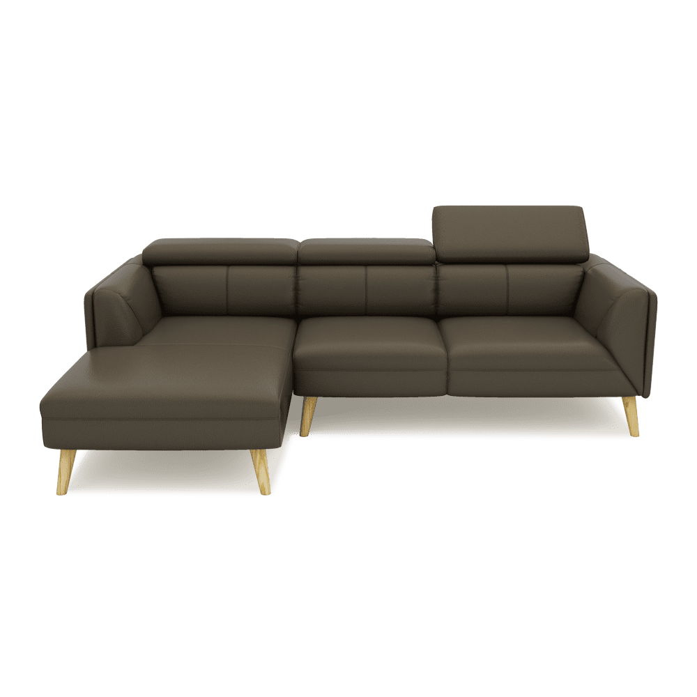 JANICE - Modular Fabric / Leather Sofa (L-shaped)