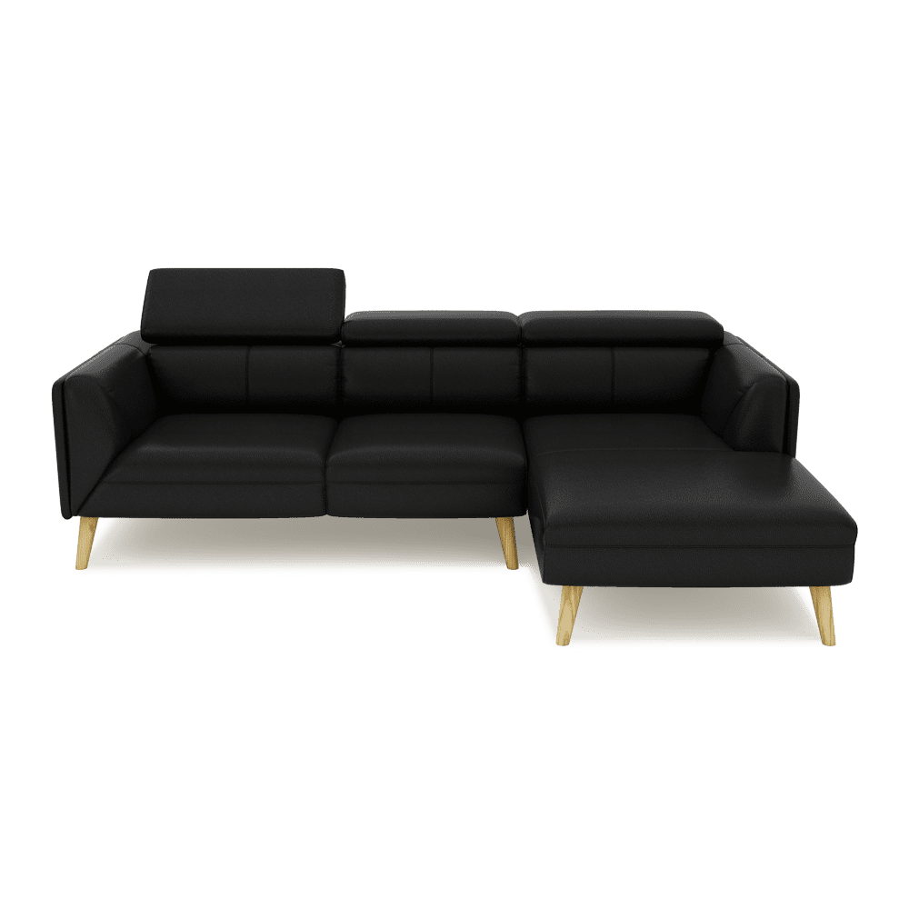 JANICE - Modular Fabric / Leather Sofa (L-shaped)