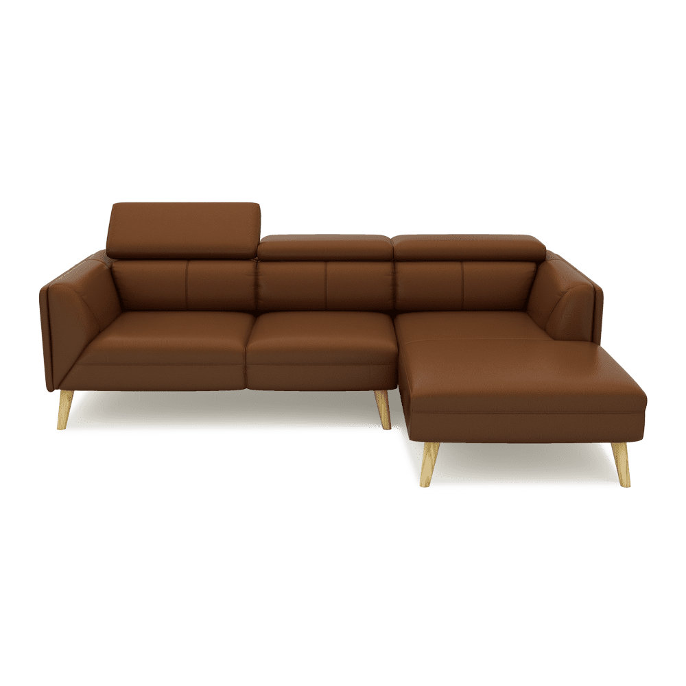 JANICE - Modular Fabric / Leather Sofa (L-shaped)