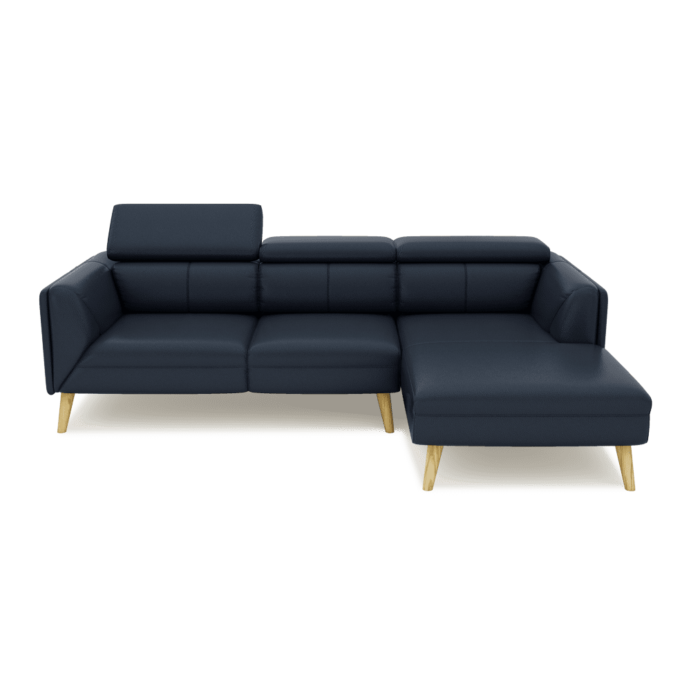 JANICE - Modular Fabric / Leather Sofa (L-shaped)