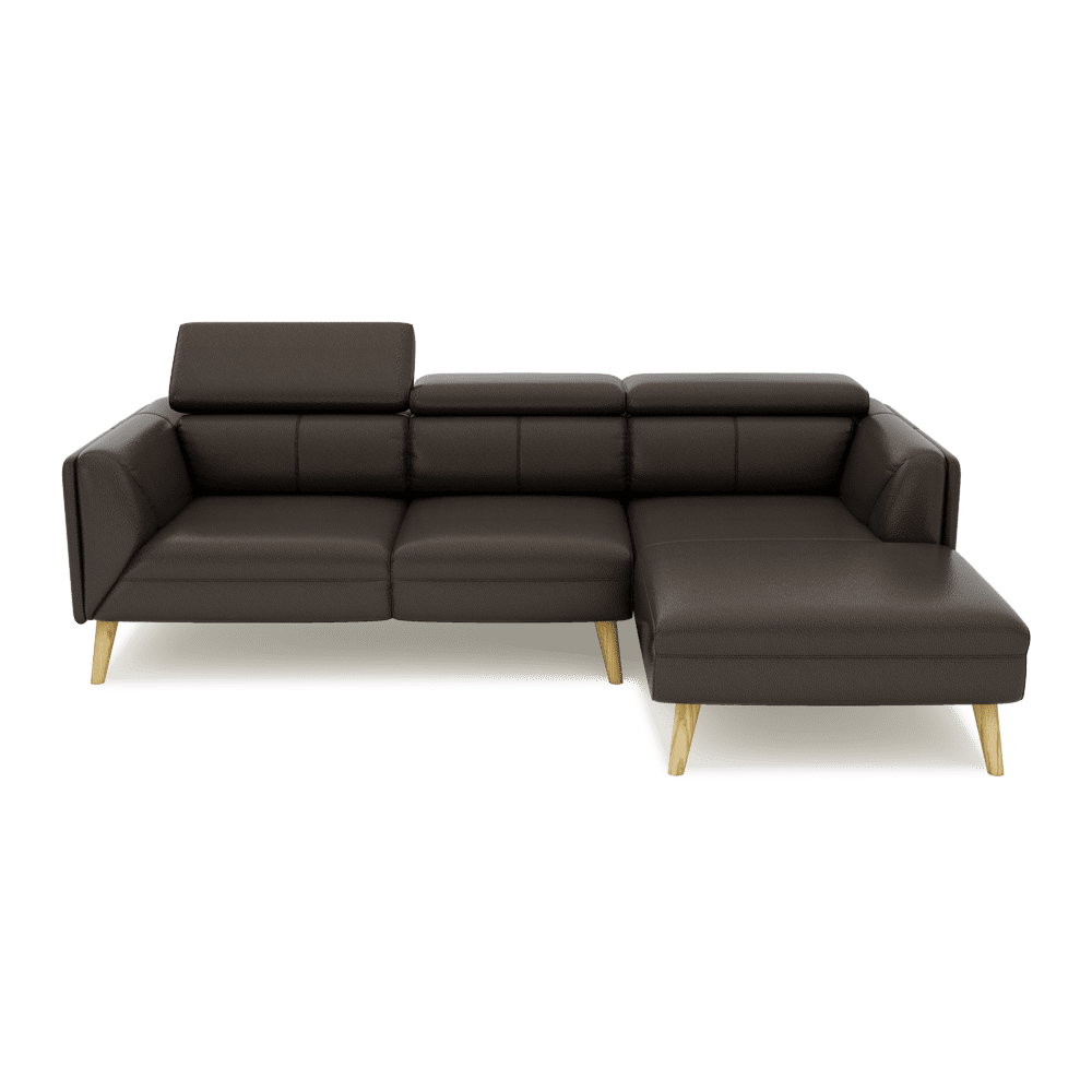 JANICE - Modular Fabric / Leather Sofa (L-shaped)
