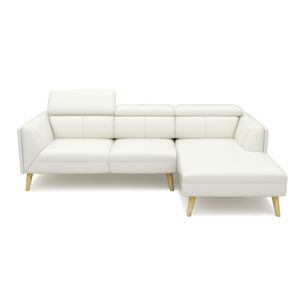 JANICE - Modular Fabric / Leather Sofa (L-shaped)