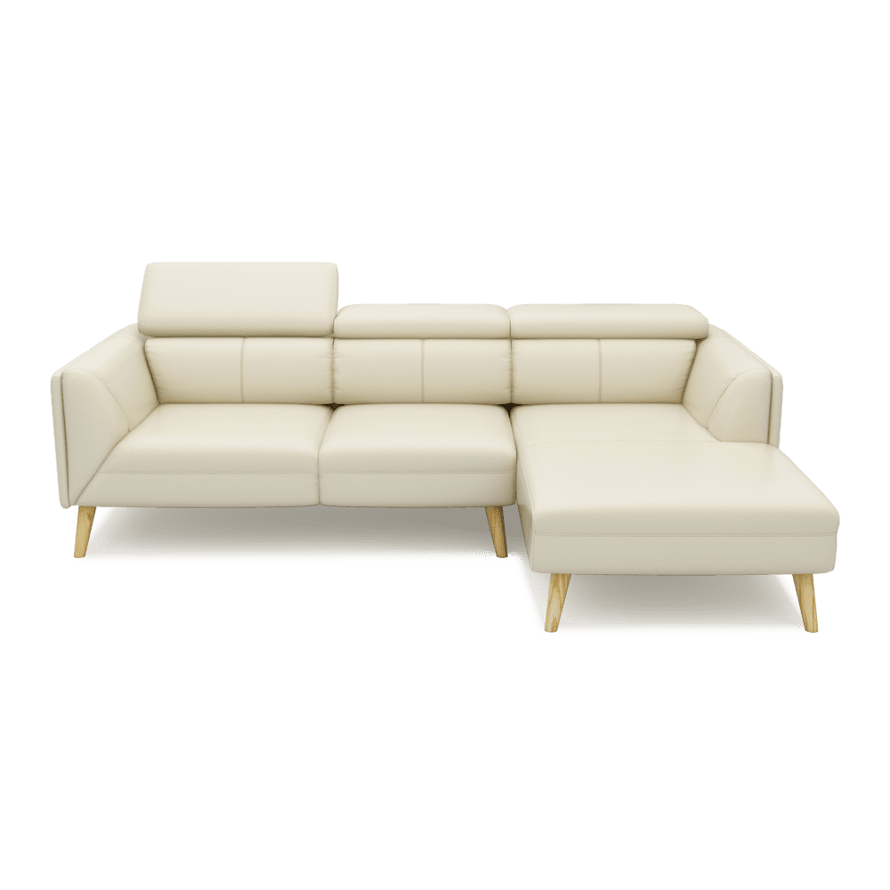 JANICE - Modular Fabric / Leather Sofa (L-shaped)