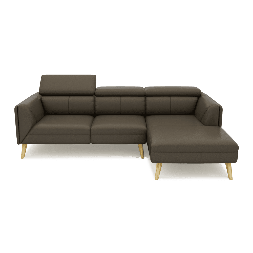 JANICE - Modular Fabric / Leather Sofa (L-shaped)
