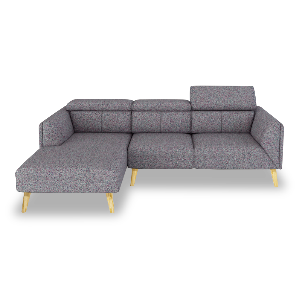 JANICE - Modular Fabric / Leather Sofa (L-shaped)