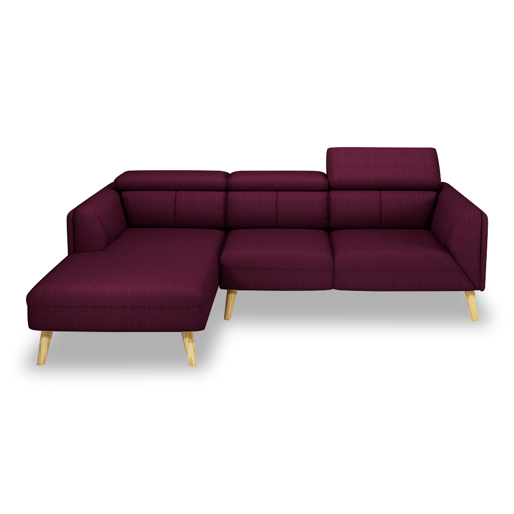 JANICE - Modular Fabric / Leather Sofa (L-shaped)